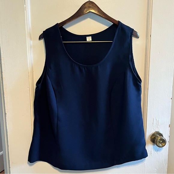 Vintage women’s suit with skirt navy  size 18w - Picture 9 of 12